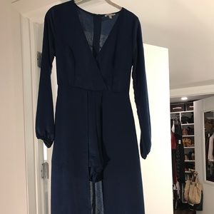 Long sleeve maxi w shorts